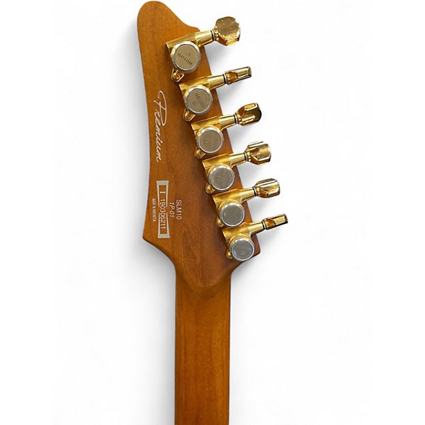 Used Ibanez SLM10 TRANS RED MATTE Solid Body Electric Guitar