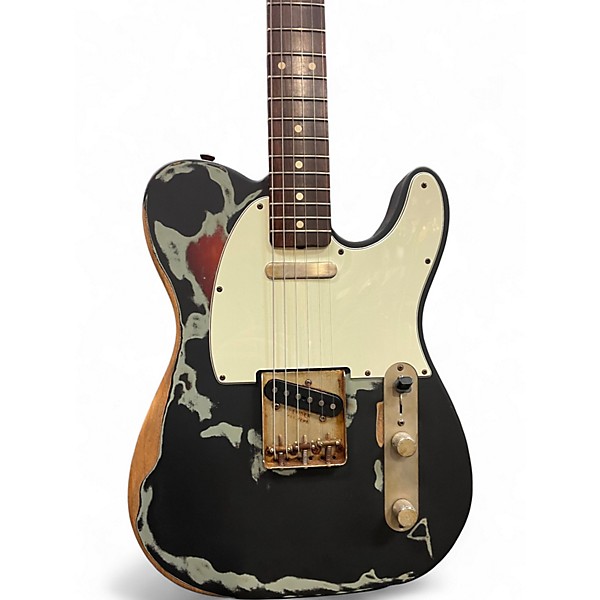 Used Fender Joe Strummer Telecaster Black Relic Solid Body Electric Guitar