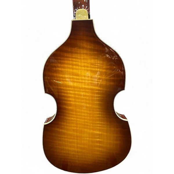 Used Hofner 63' Vintage 500/1 Left-handed Sunburst Electric Bass Guitar