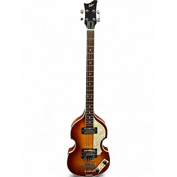Used Hofner 63' Vintage 500/1 Sunburst Electric Bass Guitar