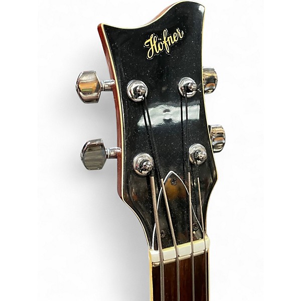 Used Hofner 63' Vintage 500/1 Sunburst Electric Bass Guitar