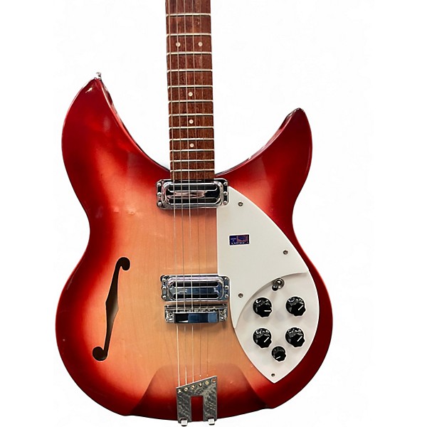 Used Rickenbacker 355 Rose Morris Fireglo Hollow Body Electric Guitar