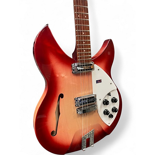 Used Rickenbacker 355 Rose Morris Fireglo Hollow Body Electric Guitar