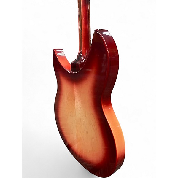 Used Rickenbacker 355 Rose Morris Fireglo Hollow Body Electric Guitar