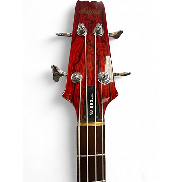 Vintage 1982 Aria Pro Ii SB R60 RED Electric Bass Guitar