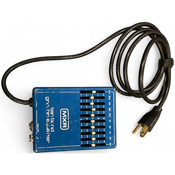 Used 1980s MXR TEN BAND GRAPHIC EQUALIZER Pedal