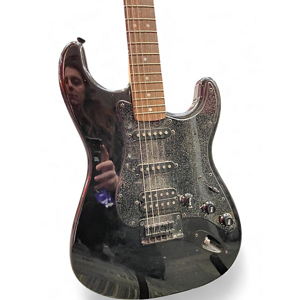 Used Squier Bullet Strat HT HSS Black Midnight Solid Body Electric Guitar
