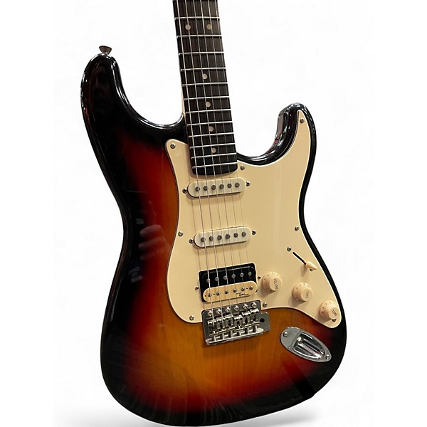 Used Donner DST600 Seeker Sunburst Solid Body Electric Guitar