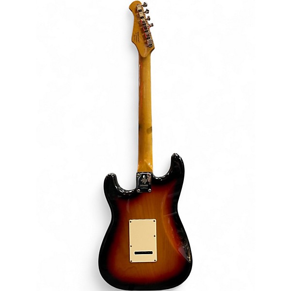 Used Donner DST600 Seeker Sunburst Solid Body Electric Guitar