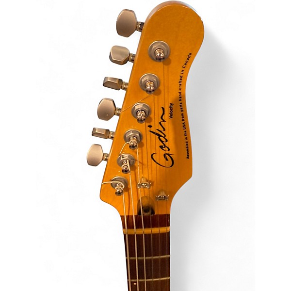 Used Godin Velocity Natural Burst Solid Body Electric Guitar
