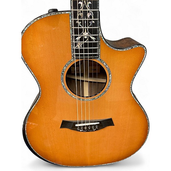 Used 2024 Taylor Limited Edition 50th AnniversaryPS14CE Shaded Edgeburst Acoustic Electric Guitar