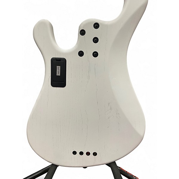 Used Dean HillsborO SATIN WHITE Electric Bass Guitar