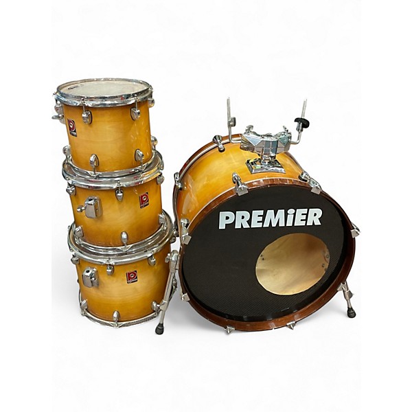 Vintage 1990s Premier 4 Piece Artist Maple Maple Drum Kit