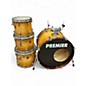 Vintage 1990s Premier 4 Piece Artist Maple Maple Drum Kit