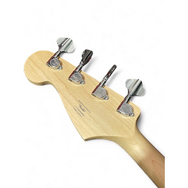 Used Squier Sonic Bronco White Electric Bass Guitar