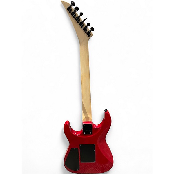 Used Jackson JS34Q Trans Red Solid Body Electric Guitar