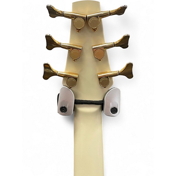 Used Carvin LB76F FRETLESS WHITE Electric Bass Guitar