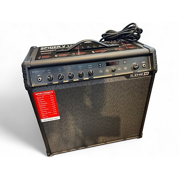 Used Line 6 Spider V MkII 120 1x12 Guitar Combo Amp