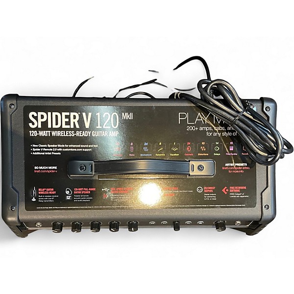 Used Line 6 Spider V MkII 120 1x12 Guitar Combo Amp