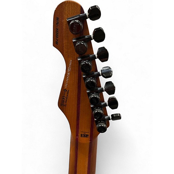 Used 2024 ESP LTD SN-1007B BLACK Solid Body Electric Guitar