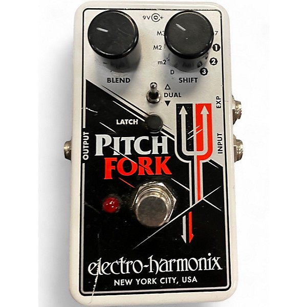 Used Electro-Harmonix Pitch Fork Polyphonic Pitch Shifting Effect Pedal