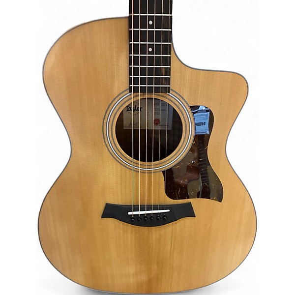 Used Taylor 214CE Natural Acoustic Electric Guitar