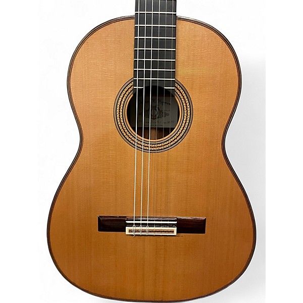 Used Darren R Hippner SANTOS Natural Acoustic Guitar