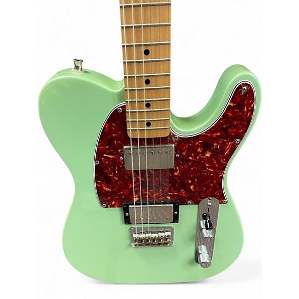 Used Fender PLAYER SERIES HH TELECASTER Surf Green Solid Body Electric Guitar