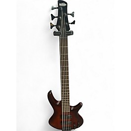 Used Ibanez GSR205FM 5 String Red Burst Electric Bass Guitar
