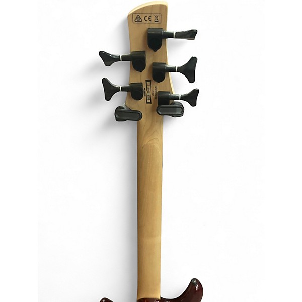Used Ibanez GSR205FM 5 String Red Burst Electric Bass Guitar