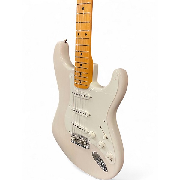 Used 2021 Fender American Original 50s Stratocaster White Blonde Solid Body Electric Guitar