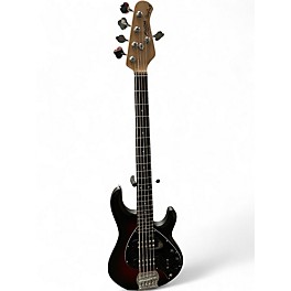 Used Sterling by Music Man StingRay Ray5HH Ruby Red Burst Electric Bass Guitar
