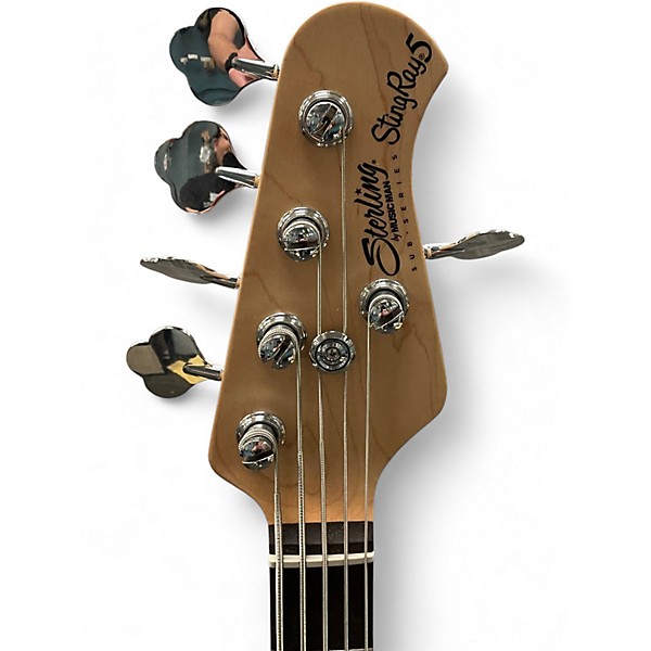 Used Sterling by Music Man StingRay Ray5HH Ruby Red Burst Electric Bass Guitar