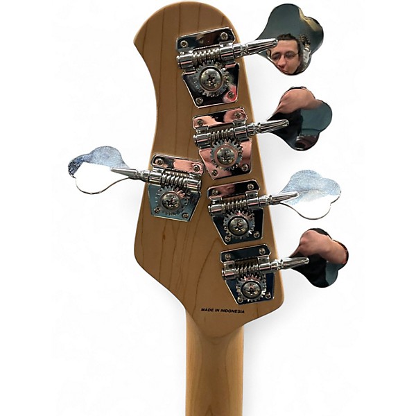 Used Sterling by Music Man StingRay Ray5HH Ruby Red Burst Electric Bass Guitar