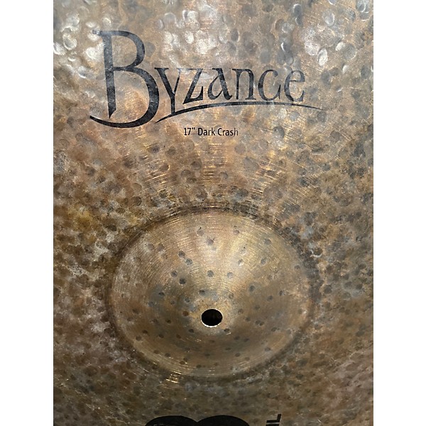 Used MEINL 17in Byzance Dark Crash Cymbal