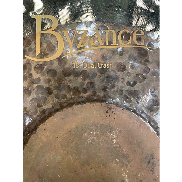 Used Meinl 18in Byzance Dual Crash Cymbal