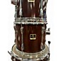 Used Yamaha 4 Piece Stage Custom Maroon Drum Kit