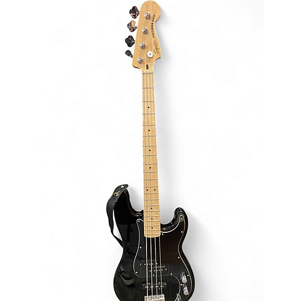Used Squier Affinity Precision Bass Black Electric Bass Guitar