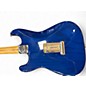 Used Fender Deluxe Stratocaster Trans Blue Solid Body Electric Guitar