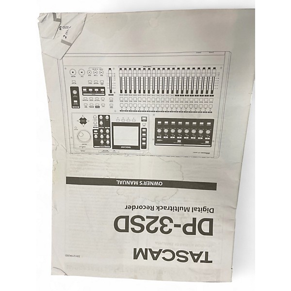 Used TASCAM DP32SD MultiTrack Recorder
