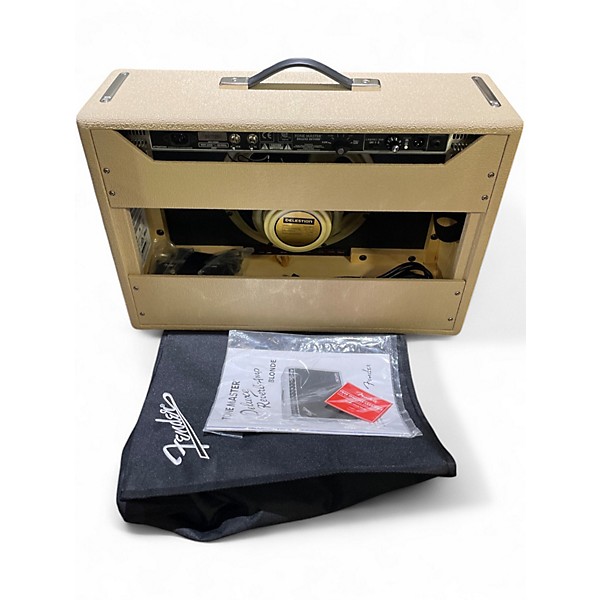 Used Fender Tone Master Deluxe Reverb Blonde Guitar Combo Amp