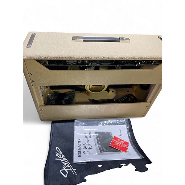 Used Fender Tone Master Deluxe Reverb Blonde Guitar Combo Amp