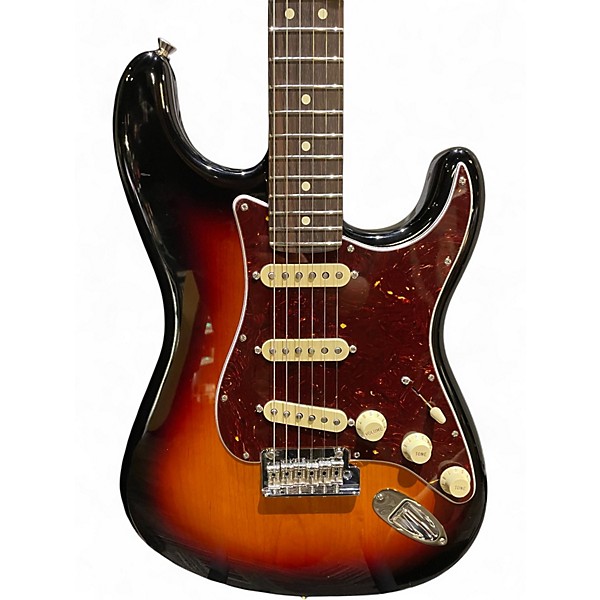 Used Fender American Professional II Stratocaster 3 Color Sunburst Solid Body Electric Guitar