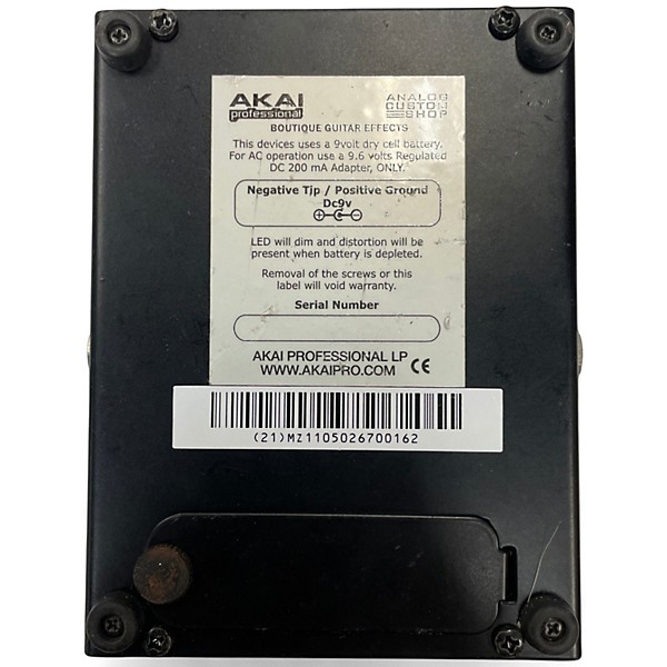 Used Akai Professional Analog Custom Shop Flanger Effect Pedal