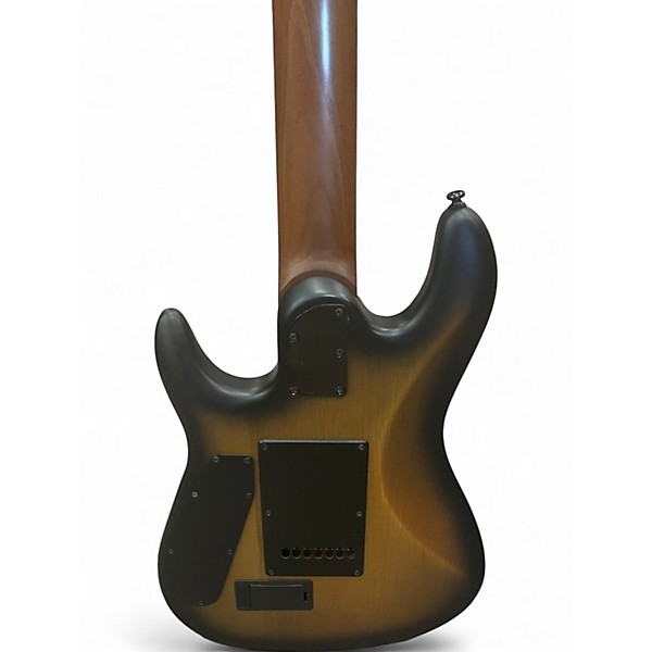 Used Sterling by Music Man JASON RICHARDSON CUTLASS 7 STRING Natural Poplar Burst Solid Body Electric Guitar