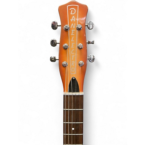 Used Danelectro LONGHORN Copper Burst Solid Body Electric Guitar
