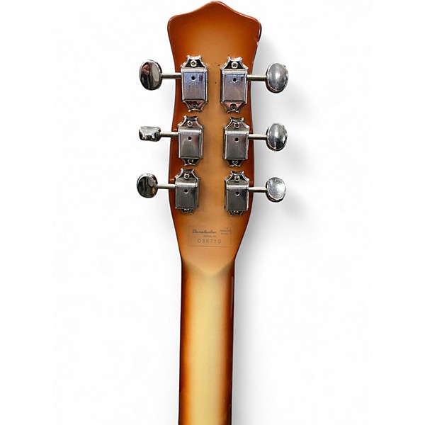 Used Danelectro LONGHORN Copper Burst Solid Body Electric Guitar