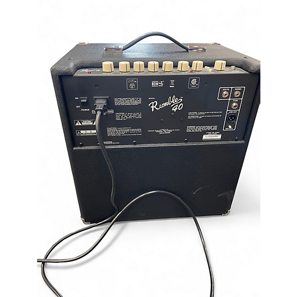 Used Fender Rumble V3 40W 1x10 Bass Combo Amp