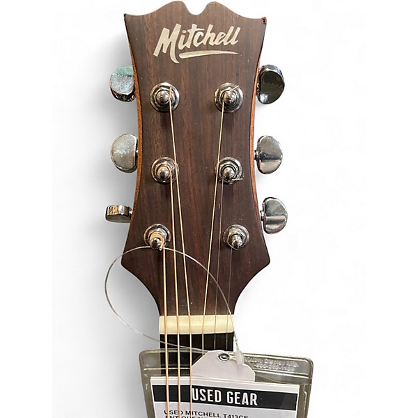 Used Mitchell T413CE Antique Natural Acoustic Electric Guitar