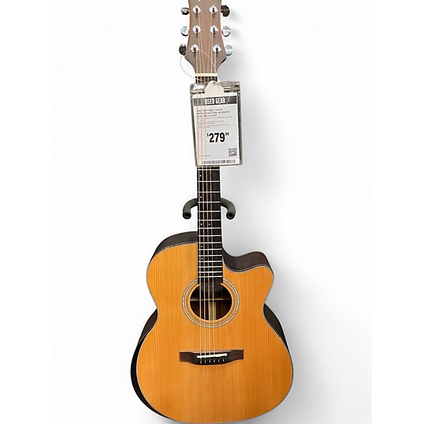 Used Mitchell T413CE Antique Natural Acoustic Electric Guitar